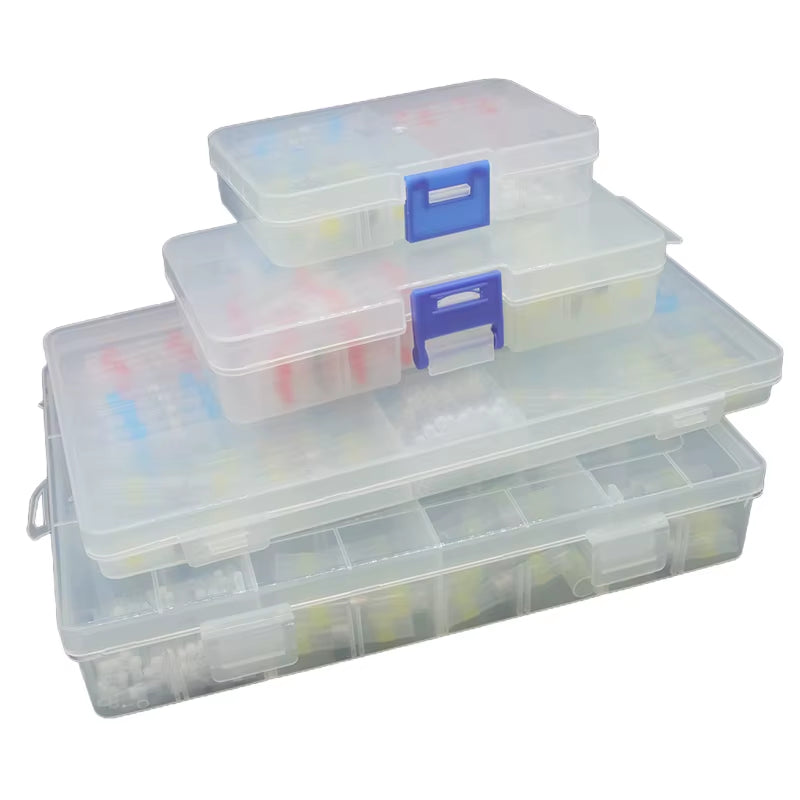 10 ~ 500Pcs Solder Seal Wire Connectors Kit Heat Shrink Butt Crimp Terminals Waterproof Electrical Cable Splice Connector